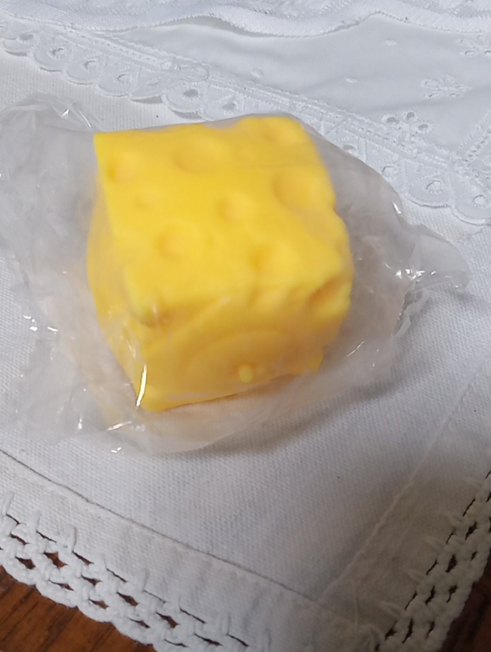 Cheese Squishy Square Toy